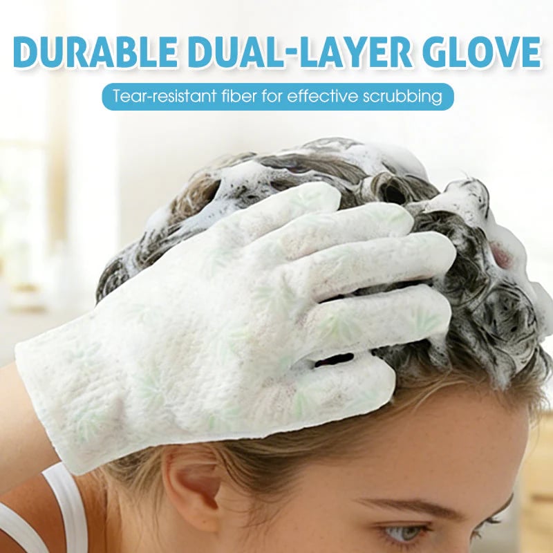 Rinse-Free Hair Cleansing Gloves for Oil Control (10-Pack)