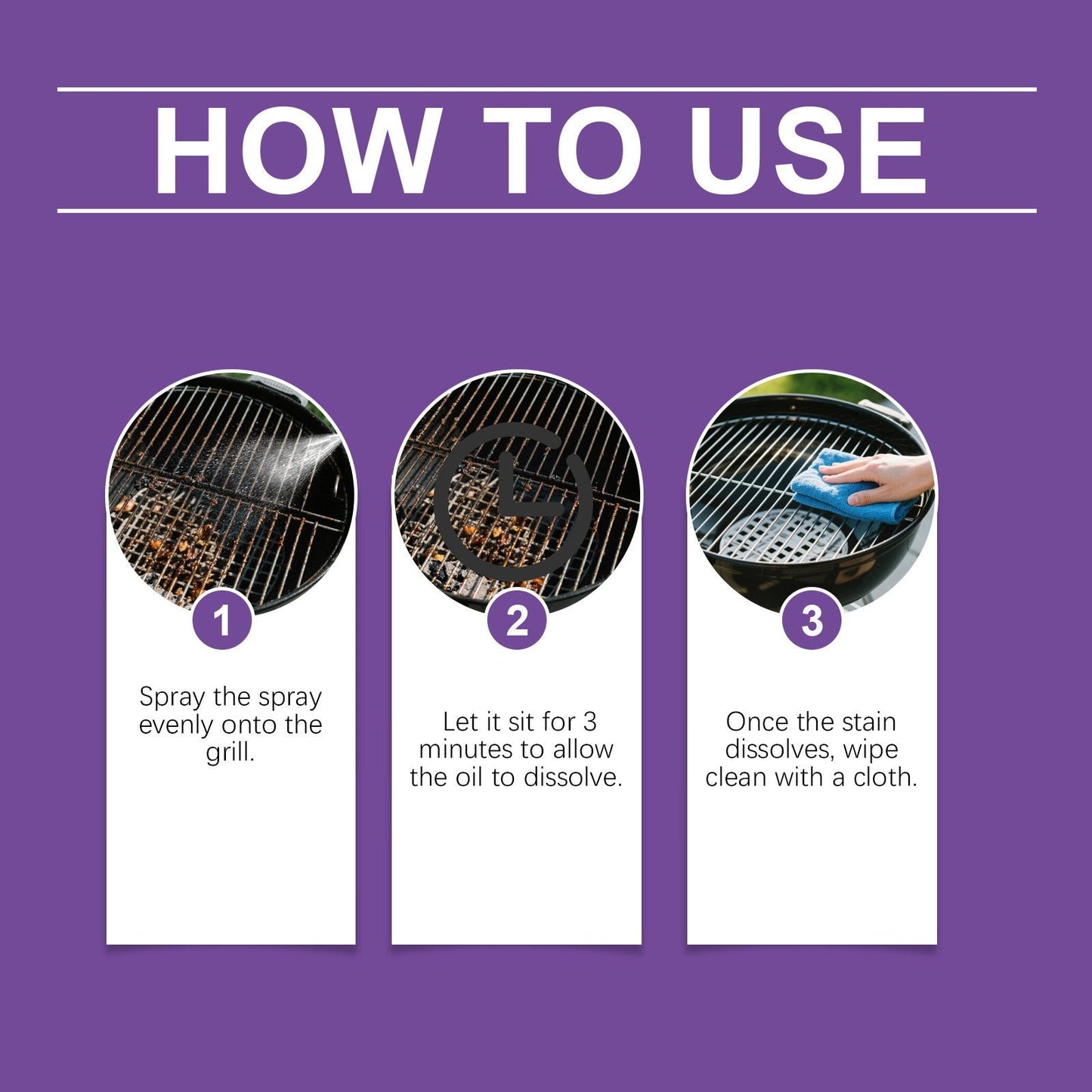 🍖🧼Fast-Acting Heavy-Duty Grill Degreaser Spray✨