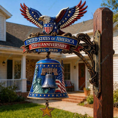 USA 250th Anniversary Patriotic Wall Bell | ✨ 50% OFF & Free Shipping