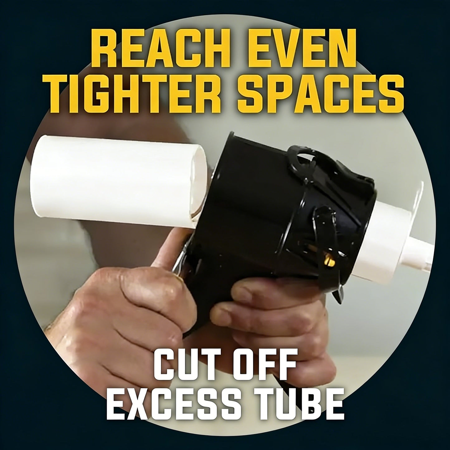 🔥🛠️ Caulking Gun –  Anti-Drip, 12:1 Thrust Ratio