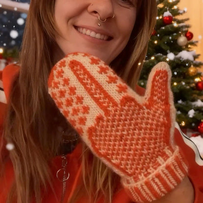 🎅 The Naughty List Mittens | Cozy Knit with a Hidden Attitude 🖕✨