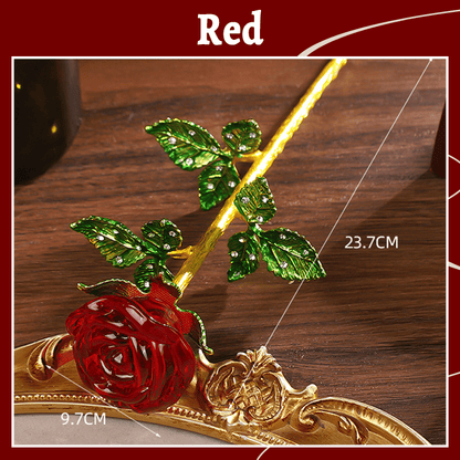 🔥Valentine‘s Hot Sale💕🌹Forever Blooming Crystal Rose