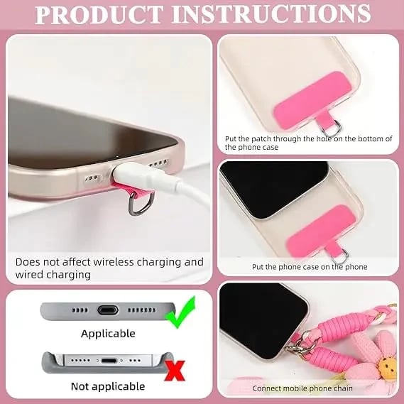 🌞Cute Floral Phone Crossbody Lanyard – Hands-Free & Stylish!