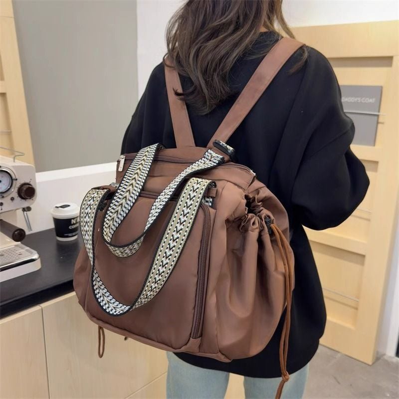Convertible 15-Pocket Travel Tote Backpack