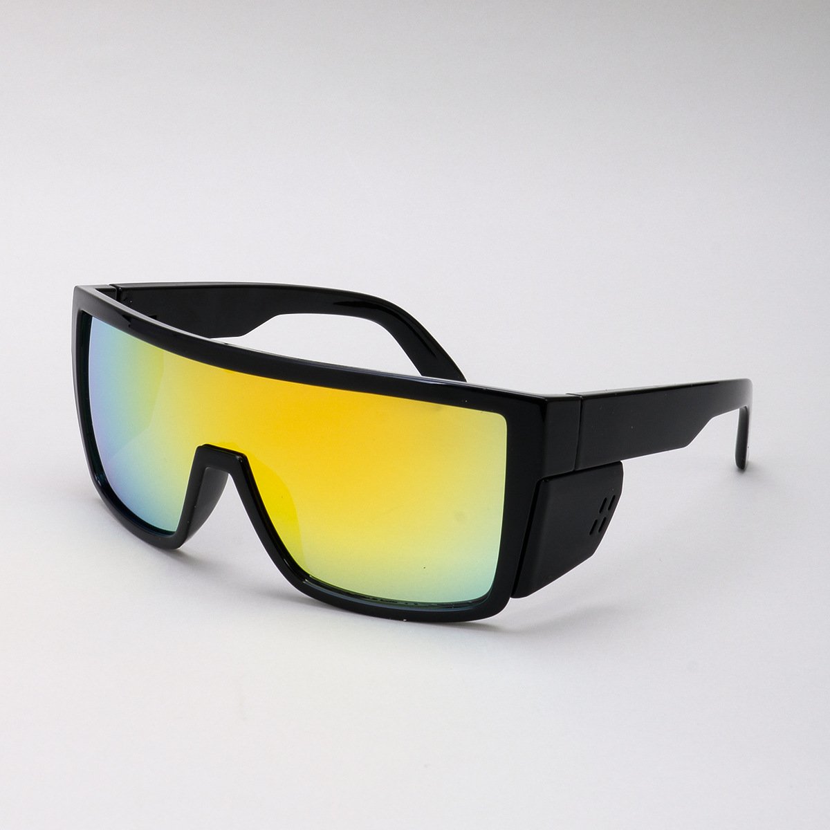 🔥ANSI Z87+ Safety Sunglasses Mirrored Colored Lens Side Protection Removable Side Shields