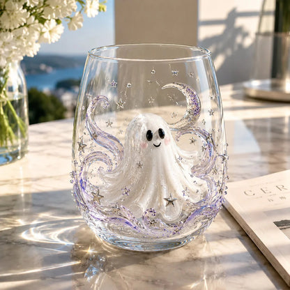 🔥LAST DAY 49% OFF - 🎃 3D Halloween Artisan Glass Cups, Festive Parties & Cozy Fall Home Bar Vibes