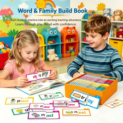 📚 Read & Rhyme Flip-Book Set – 30 Educational Phonics Flip Books for Early Learning