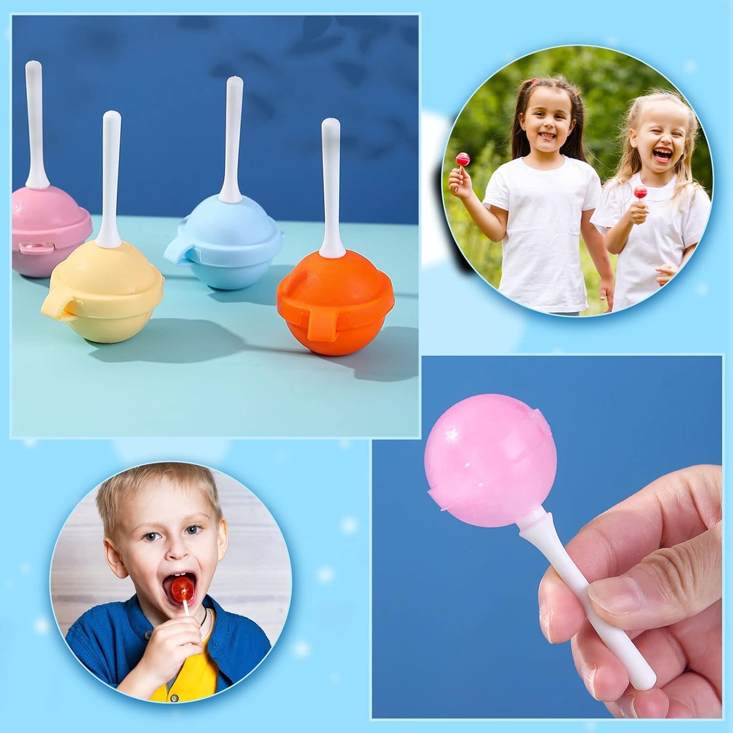 🍦 Reusable Lollipop Mold | DIY Creative Ice Pops for Summer☀️💦