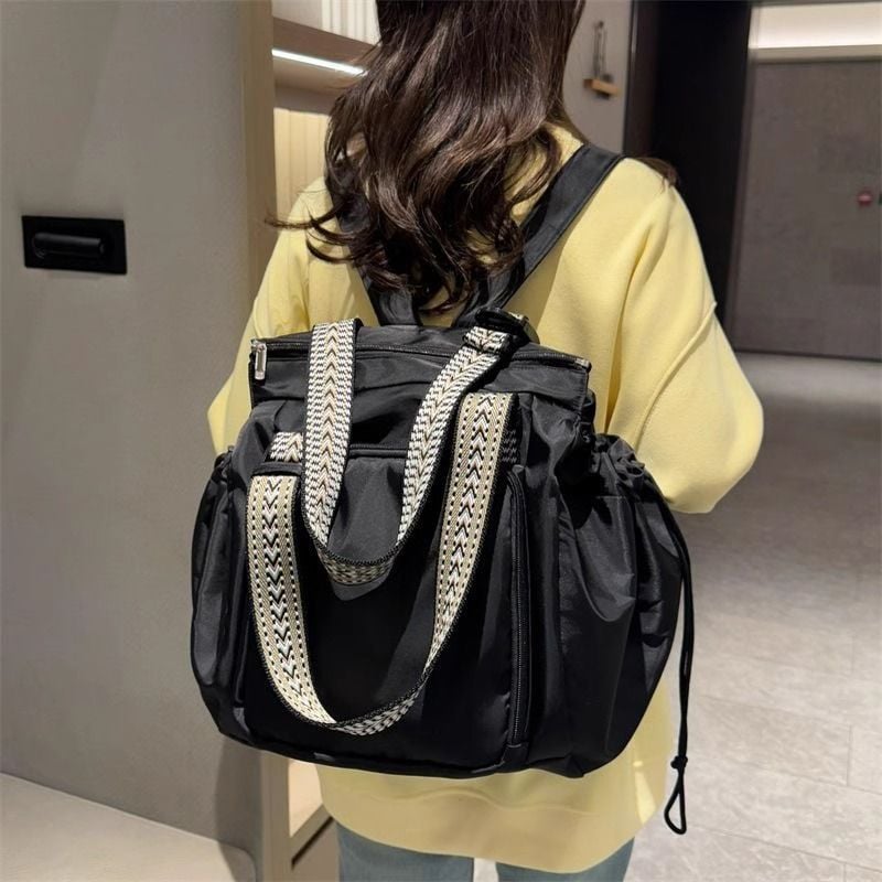 Convertible 15-Pocket Travel Tote Backpack