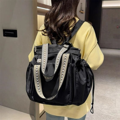Convertible 15-Pocket Travel Tote Backpack