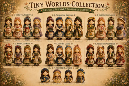 💕Hot Sale 49% OFF❤️‍🔥Tiny Worlds Collection – Patchwork DIY Kit Series