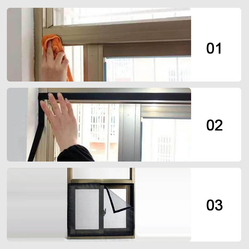 ⏳ Limited-time 49%OFF!!✨3-Second Fit Window Mesh 🌬️ Ultra-fine 1.0mm mesh 🦟 Blocks virtually all bugs ✅ Breathable & invisible 🏡 Trusted by thousands of US homes for a bug-free summer!