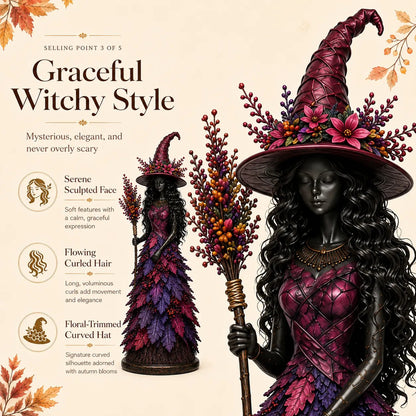 💥LAST DAY 50% OFF - 🧙 Enchanted Autumn Witch Figurine (📦Buy 3 Free Shipping)