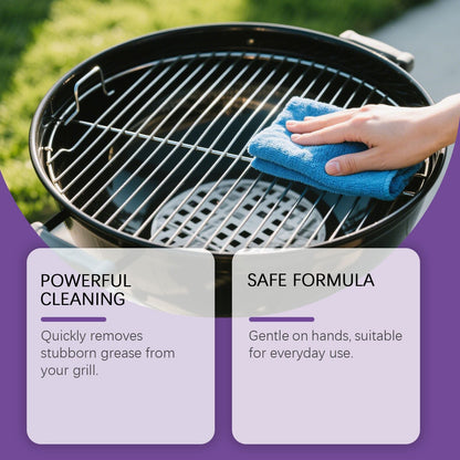 🍖🧼Fast-Acting Heavy-Duty Grill Degreaser Spray✨