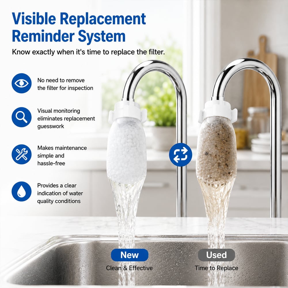 Faucet Filter Cotton Bags - Universal, 100 PCS Splash-Proof Faucet Filter Set