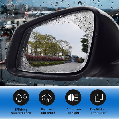 4Pcs Car Rearview Mirror Film