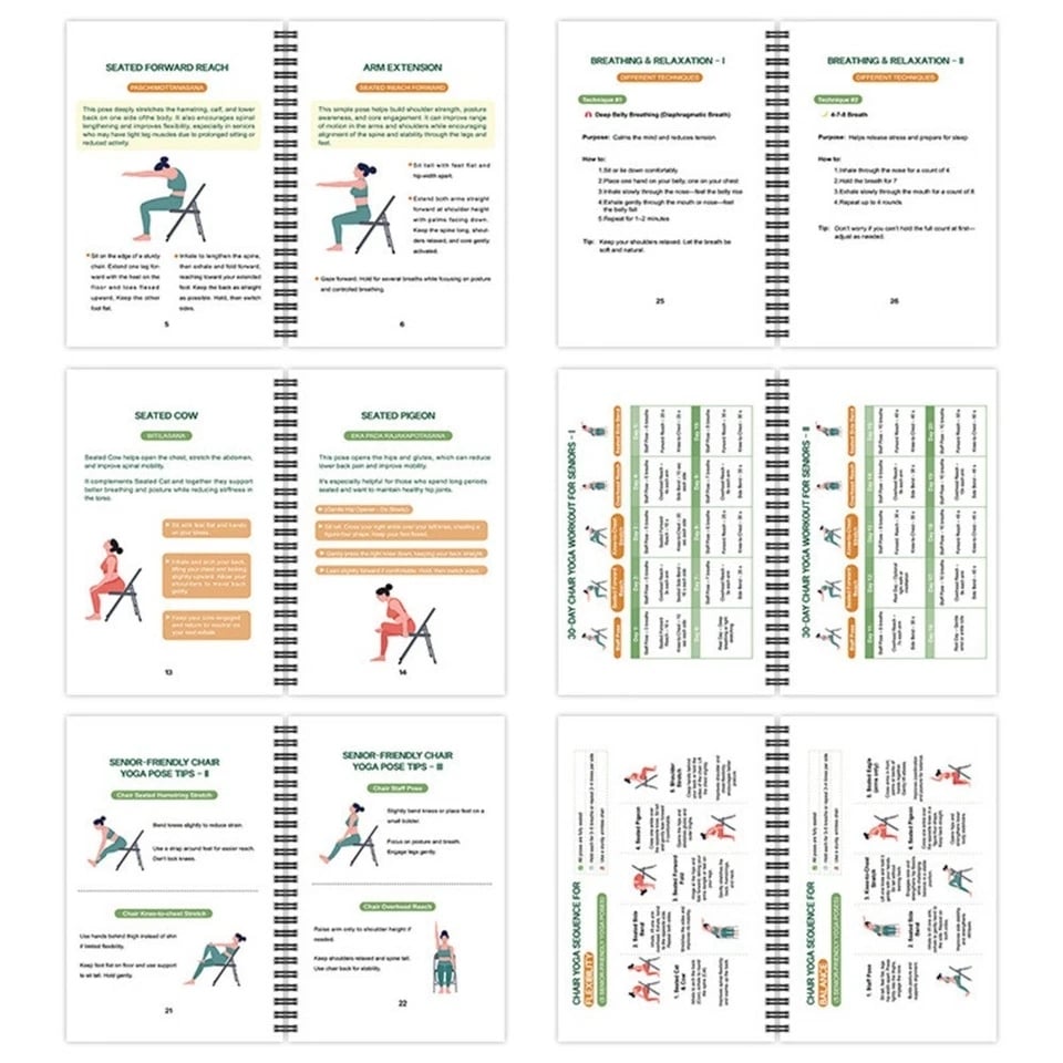 🧘‍♀️ Chair Yoga Made Simple: Low-Impact Exercises to Boost Strength, Mobility & Balance for Everyday Wellness