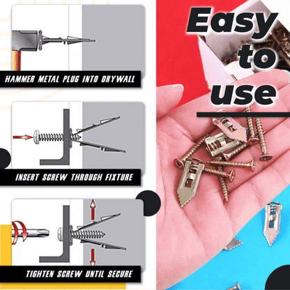 Drywall Anchors and Screws Kit