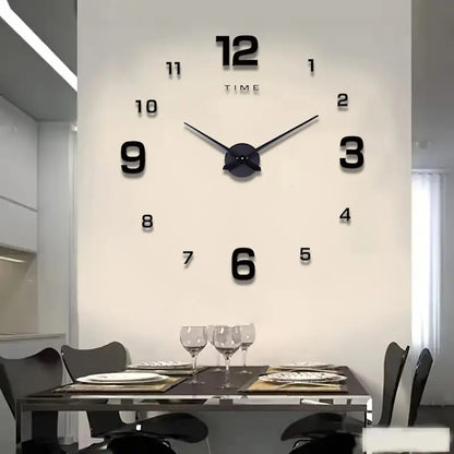 Creative DIY 3D Acrylic Digital Wall Clock