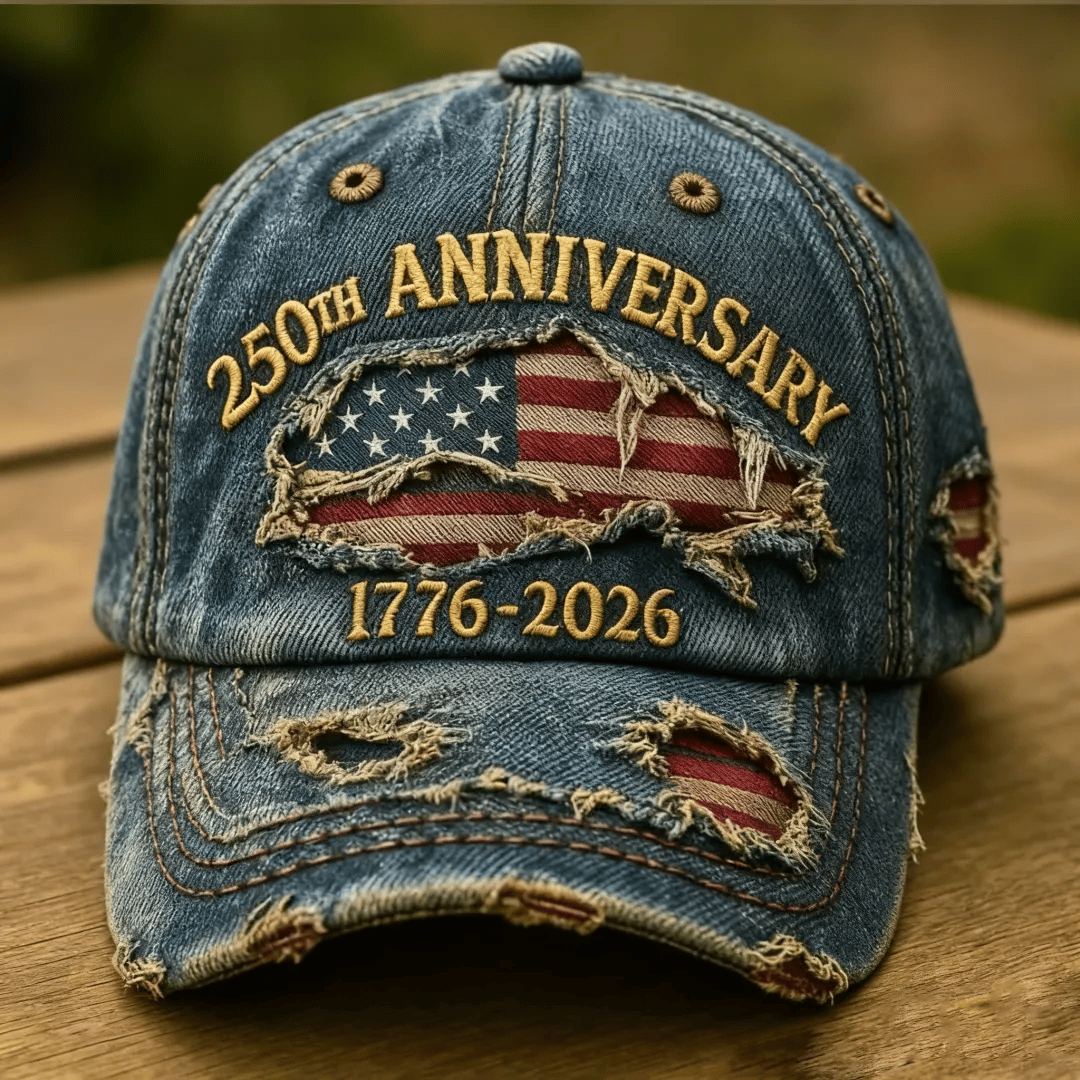 US 250th Anniversary Casual Print Hat