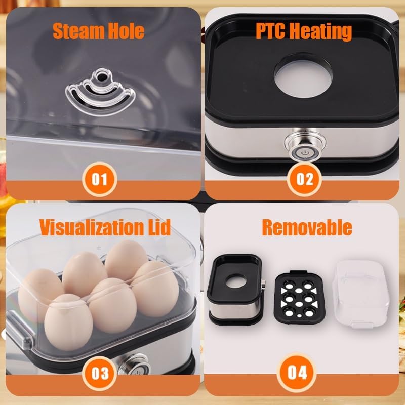 🔥 Effortless Breakfasts with Our Electric Egg Cooker! 🍳✨