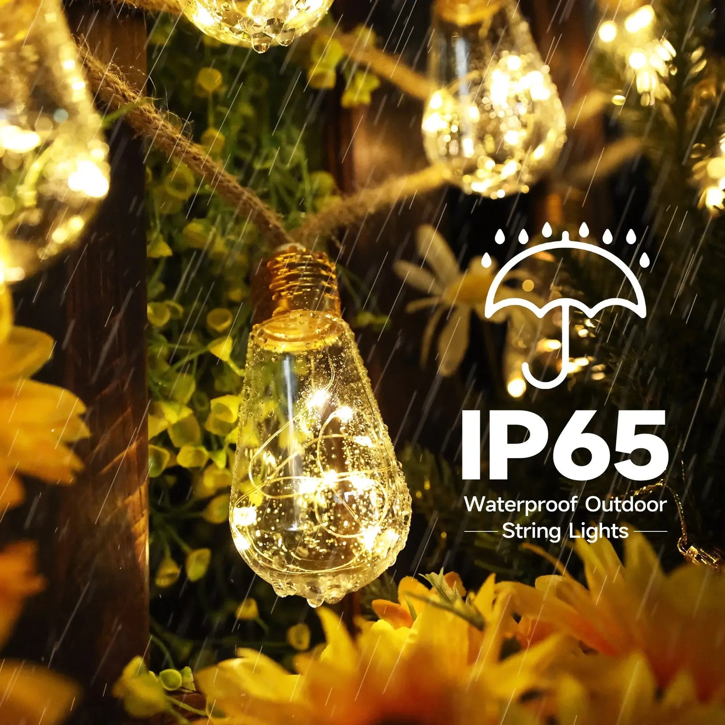 🔥2026 Hot Sale - 🌙 💡Vintage Solar String Lights – Turn Any Space Into a Cozy Dreamy Escape(✨Buy 2 Free Shipping)