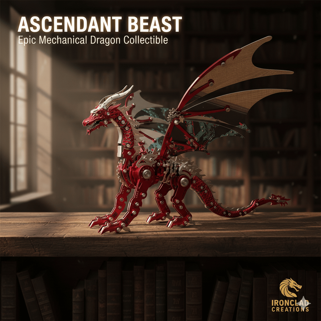 3D Metal Dragon Puzzle Kit