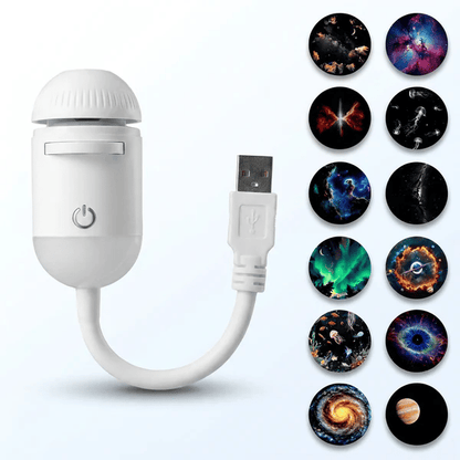6-in-1 Adjustable Kids Galaxy Star Projector Night Light with Timer