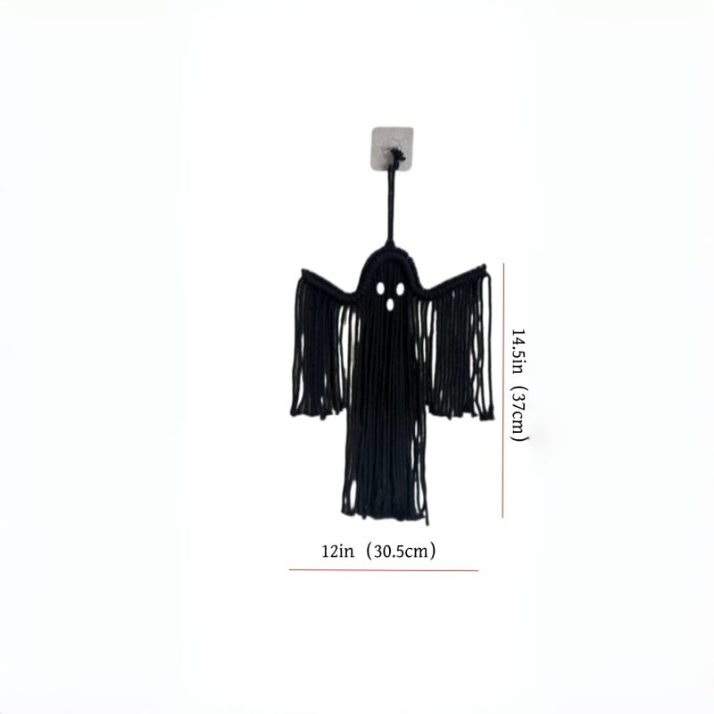 🎃Woven Halloween Ghost Wall Decoration – Ghost Hanging Ornament👻