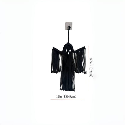 🎃Woven Halloween Ghost Wall Decoration – Ghost Hanging Ornament👻