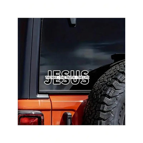 ✝️Jesus-The Way The Truth The Life Christian Vinyl Decal Car Sticker