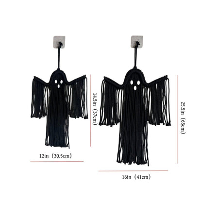 🎃Woven Halloween Ghost Wall Decoration – Ghost Hanging Ornament👻
