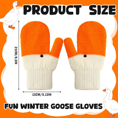 Holiday Mega Sale🔥The "Silly Goose" Knitted Thermal Handcrafted Mittens