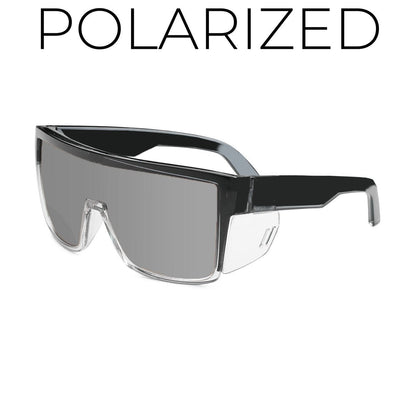 🔥ANSI Z87+ Safety Sunglasses Mirrored Colored Lens Side Protection Removable Side Shields
