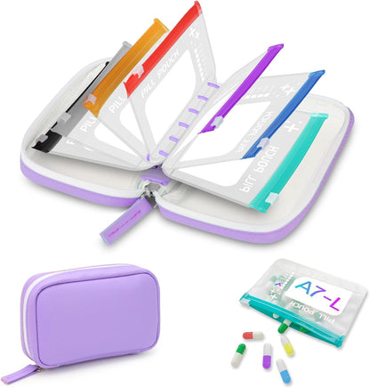 🏆Flash Sale⚡ 50K+ SOLD! Waterproof Pill Pouch Set-14Pcs Bags Inside
