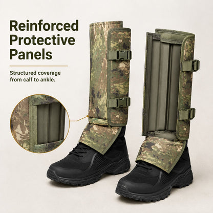 🔥LAST DAY 49% OFF - 🛡️🥾Unisex Professional Snake Guard Gaiters