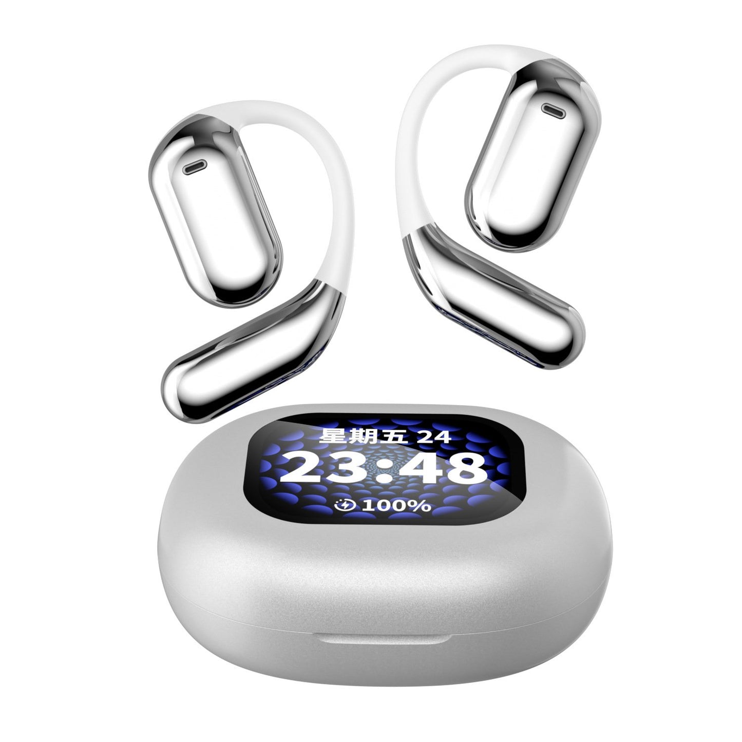 ⏰🔥True Powerful Bluetooth 5.4 Open Ear Earbuds, IPX5 Waterproof