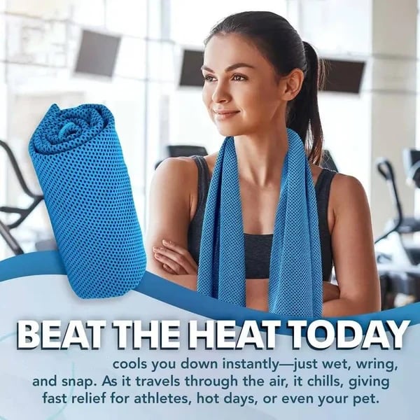 🔥LAST DAY 49% OFF - ❄️Cold Sweat Towel You Can Use Anywhere, Anytime! Reusable Soft Absorbent Cooling Portable