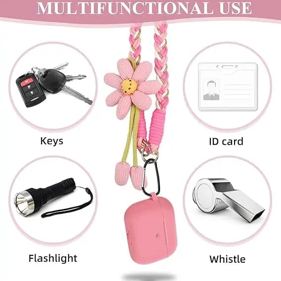 🌞Cute Floral Phone Crossbody Lanyard – Hands-Free & Stylish!