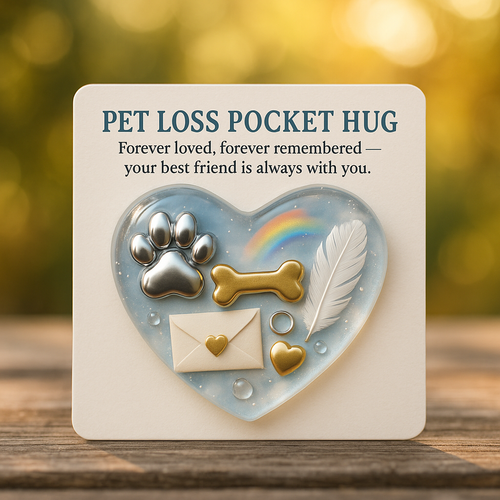Pet Loss Pocket Hug — A Small Gift With a Big Heart