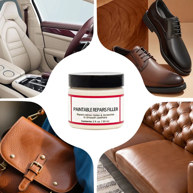 ✨Premium Leather Repair Filler | Instant Scratch & Scuff Fix for Sofas, Car Seats & Bags 🇬🇧 | Blends Seamlessly, No Heat Needed 🔧