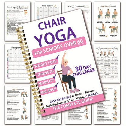 🧘‍♀️ Chair Yoga Made Simple: Low-Impact Exercises to Boost Strength, Mobility & Balance for Everyday Wellness