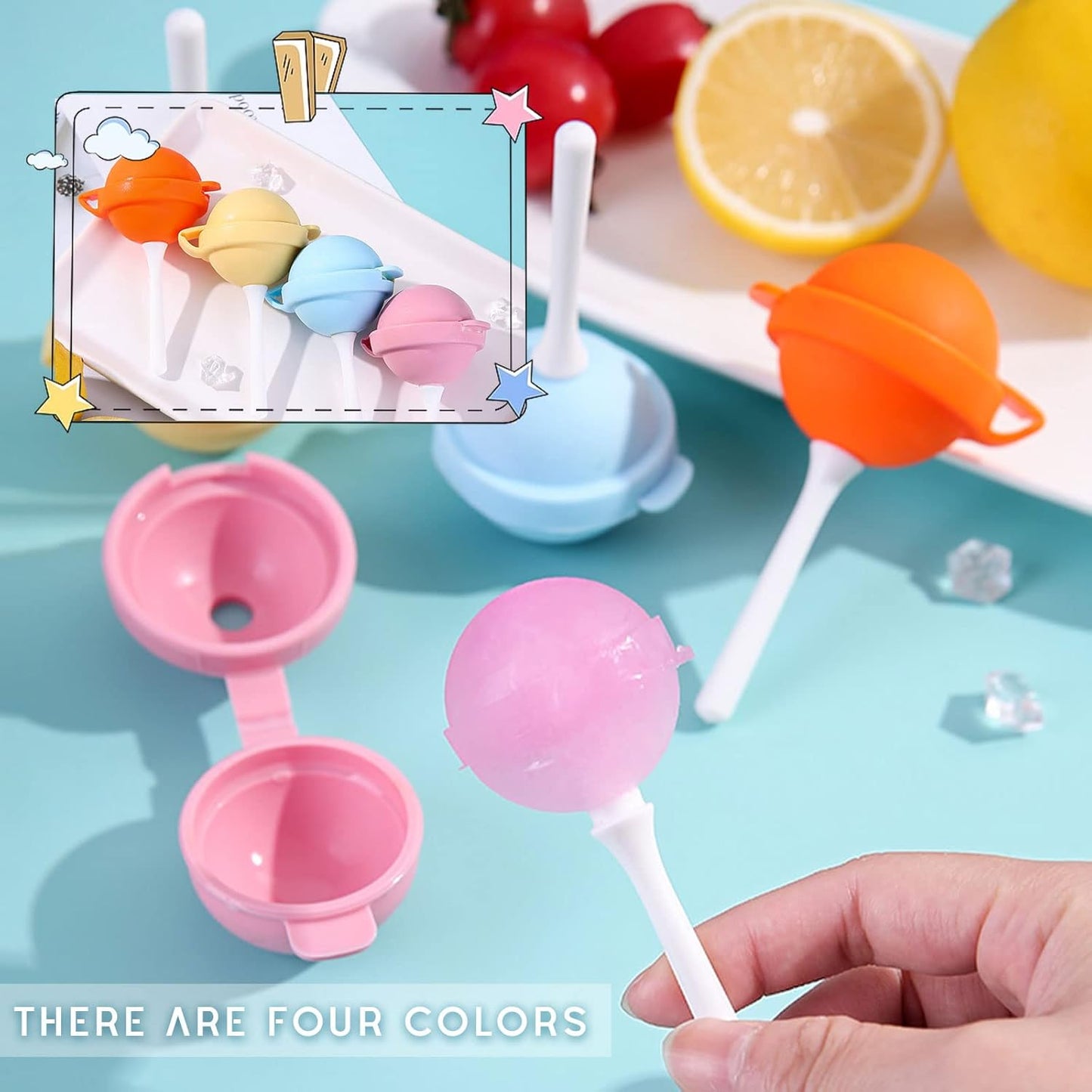 🍦 Reusable Lollipop Mold | DIY Creative Ice Pops for Summer☀️💦