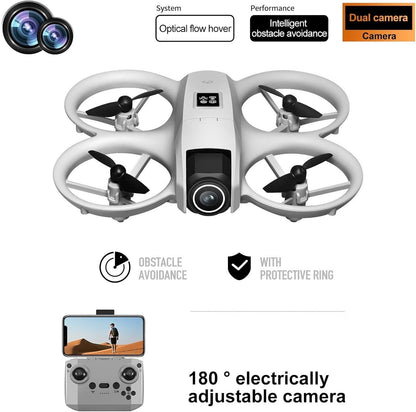 📸Dual Camera Mini Drone with Obstacle Avoidance🛩️ – Stunning Aerial Shots ✨