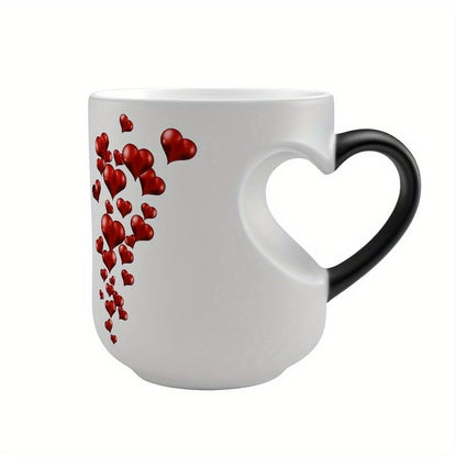 Heart-Shaped Color Changing Magic Ceramic Mug