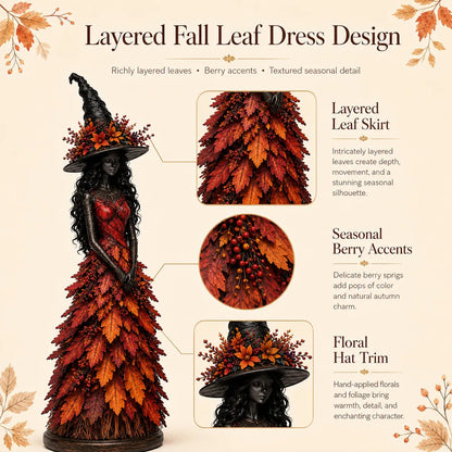 💥LAST DAY 50% OFF - 🧙 Enchanted Autumn Witch Figurine (📦Buy 3 Free Shipping)