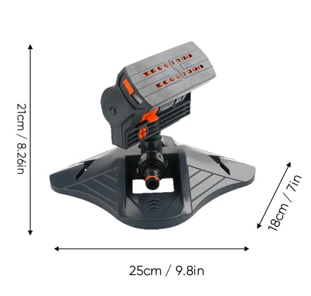 Adjustable Oscillating Sprinkler Wide Coverage💦✨