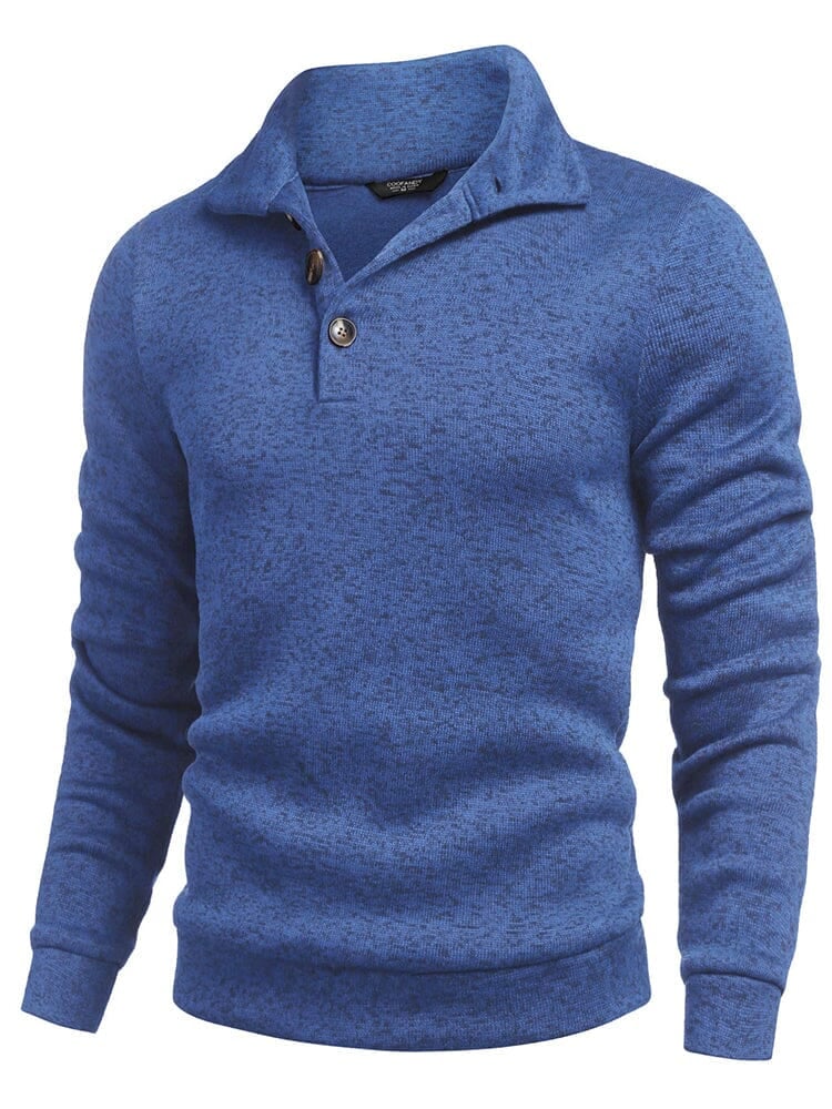 Men's  Fitted Long Sleeve Turtleneck Pullover Sweater