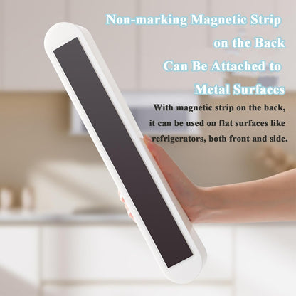 Magnetic Plastic Wrap Dispenser with Slide Cutter