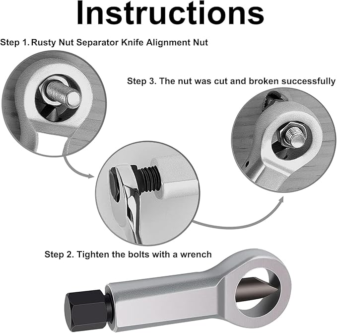 🔥Heavy Duty Nut Splitter Breaker Cracker🔩
